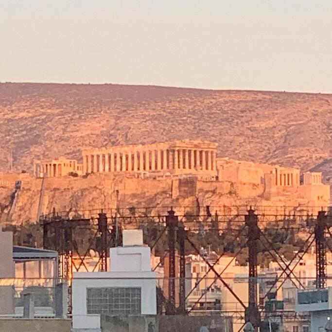 Fab New Flat In Central Athens W/ Acropolis Views Kültér fotó